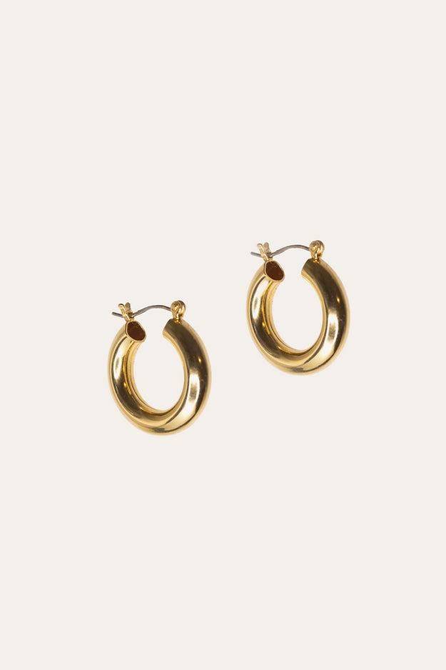 Yam Hoop in Gold Plated