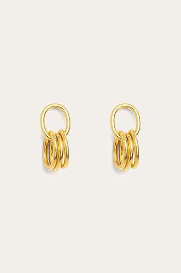 Cluster Studs in Brass