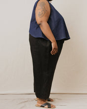 Mid Easy Pant in Black Linen (Regular Length) - FINAL SALE