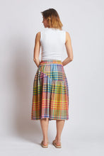 Wave Skirt in Postcard Chex