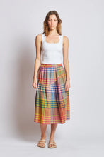 Wave Skirt in Postcard Chex
