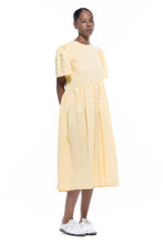 Spring Garden 2.0 Dress in Seersucker Sun