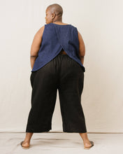 Mid Easy Pant in Black Linen (Regular Length) - FINAL SALE