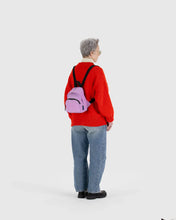 Mini Nylon Backpack in Peony