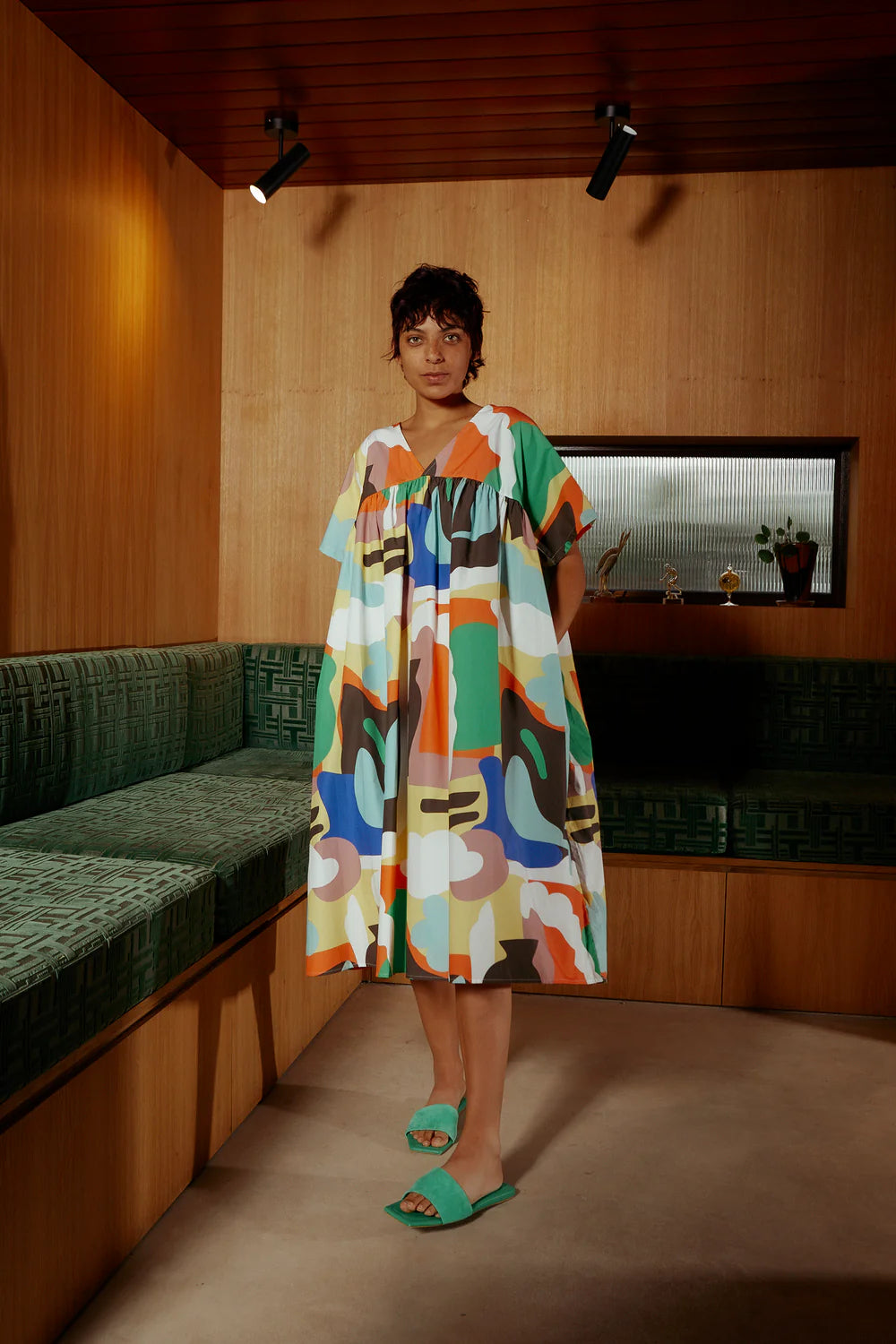 Matteo Dress Chroma Print
