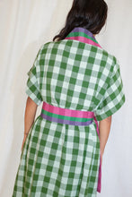 Naya Kaftan Dress in Watermelon Chex