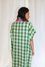 Naya Kaftan Dress in Watermelon Chex