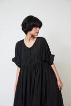 Blythe Dress in Black Puckered Chex