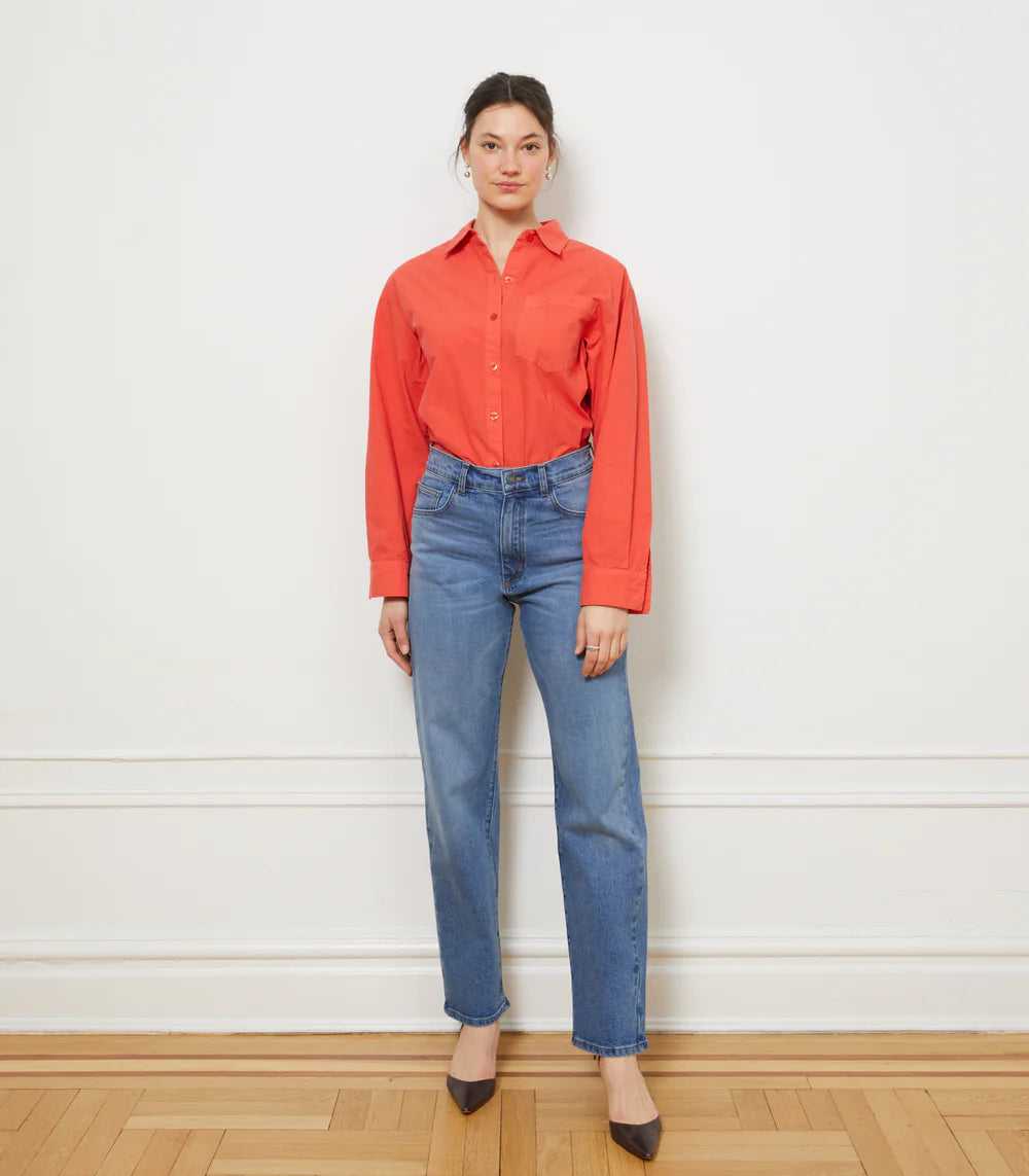 Winona High Rise Stovepipe Jeans in Indigo