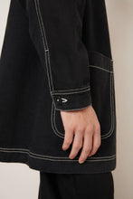 Alfie Jacket in Black Denim