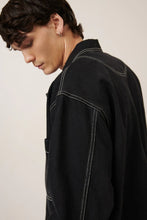 Alfie Jacket in Black Denim