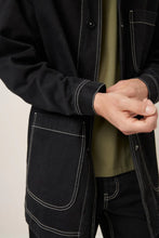 Alfie Jacket in Black Denim