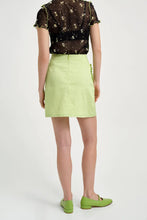 Tate Skirt in Green Twill - FINAL SALE