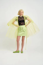 Tate Skirt in Green Twill - FINAL SALE