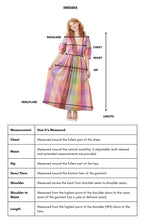 Naya Kaftan Dress in Watermelon Chex
