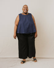 Mid Easy Pant in Black Linen (Regular Length) - FINAL SALE