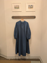 Balloon Sleeve Dress in Blue - FINAL SALE