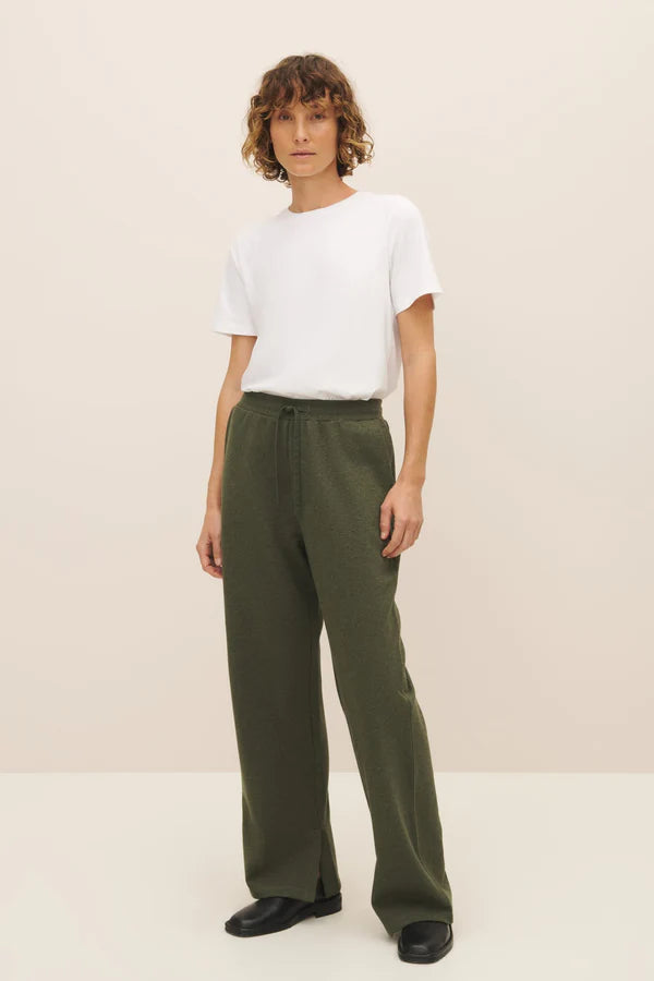 Utility Trackpant in Khaki Marle - FINAL SALE