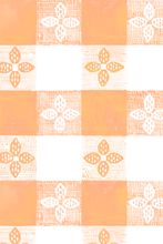 Kokomo Bermuda Short in Apricot Tablecloth - FINAL SALE