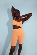 Helios Bike Shorts in Apricot - FINAL SALE