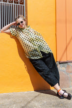 Sheer Daffodil Polka Dot Tulip Top