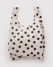 Standard Baggu in Cream and Black Polka Dot