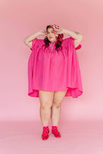 Hot Pink Mini Mushroom Dress