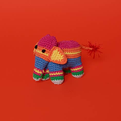 Hand Crochet Elephant Dog Toy