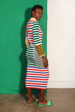 Cecil Dress in Multi Stripe