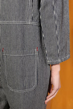 Dominic Boilersuit in Indigo Stripe