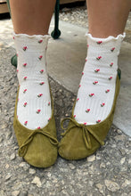 Petal Ruffled Hugger Crew Socks (Wholesale)