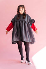 Black Mini Mushroom Dress