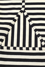 Bikini Bod Cotton Stripe Long Sleeve Tee in Black/White (Copy)