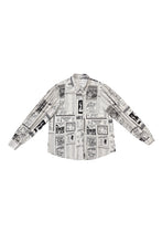 Boss Blouse in Soft Linen White Pages