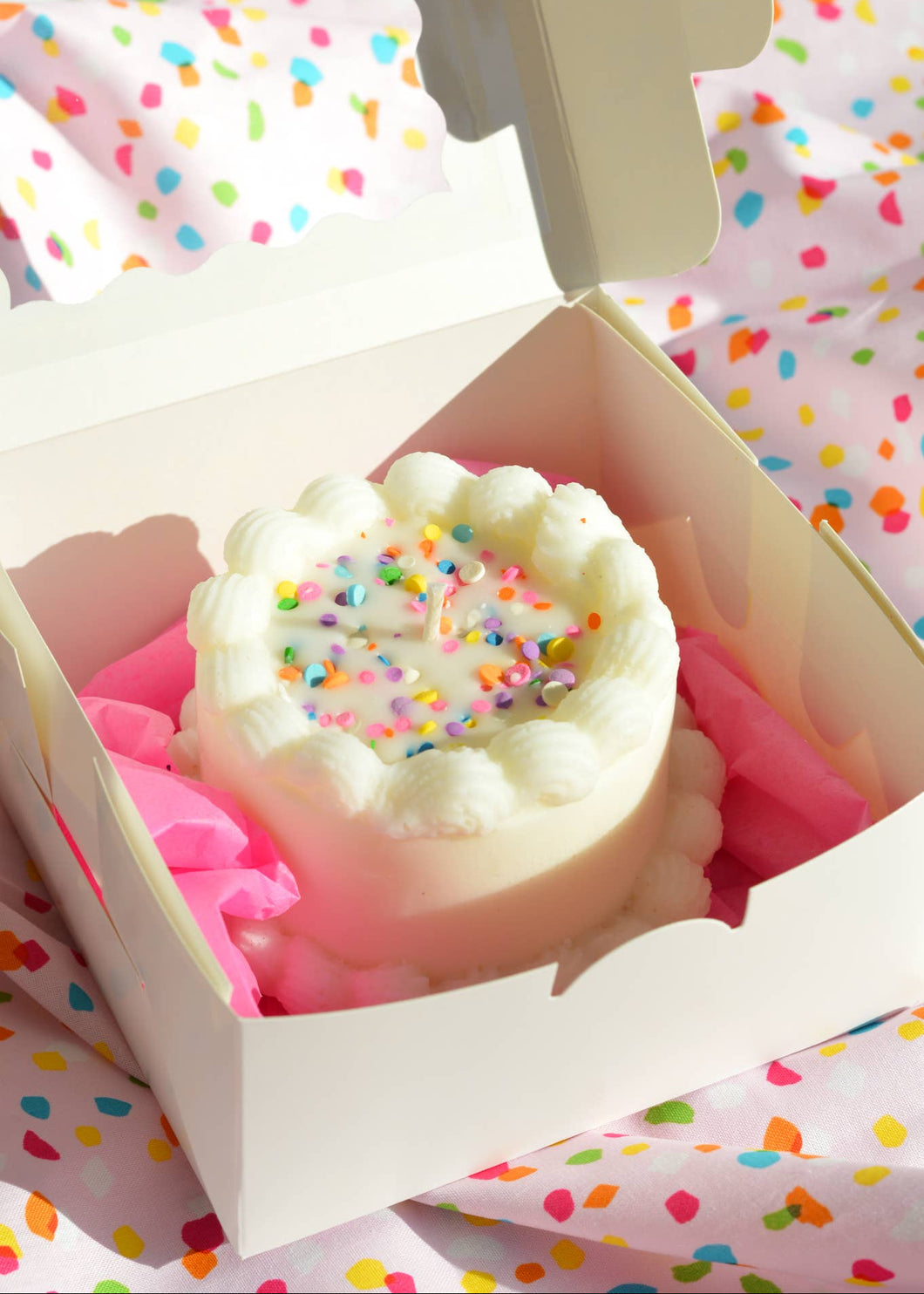 Birthday Cake Shaped Candle