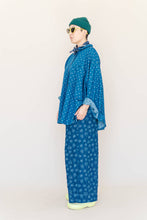 Polka Dot Denim Button Up