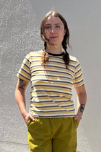 Rockaway Tee - Goldfinch Stripe