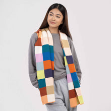 Color Patch Big Scarf