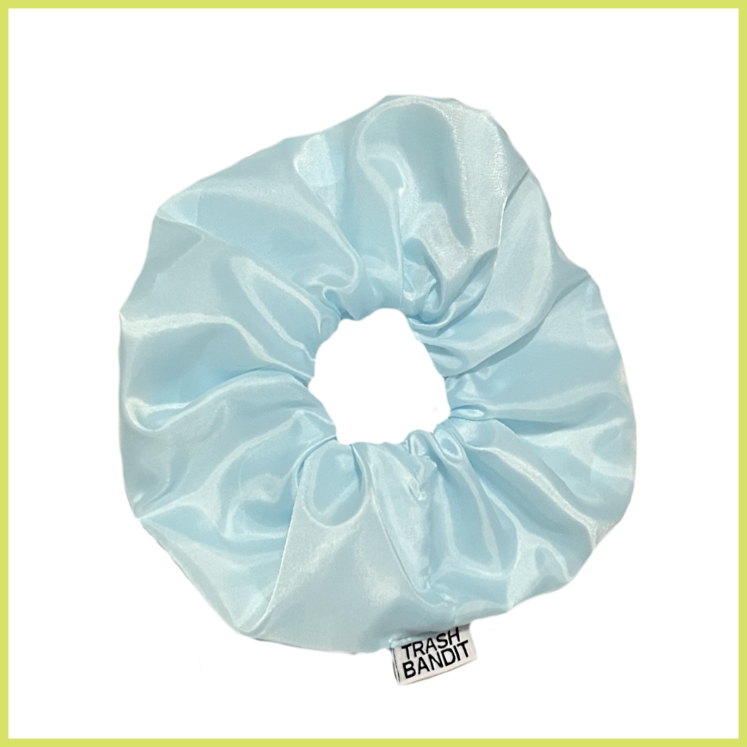 Lightweight Sky Blue Scrunchie