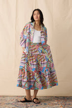 Moss Skirt in Patchwork Print