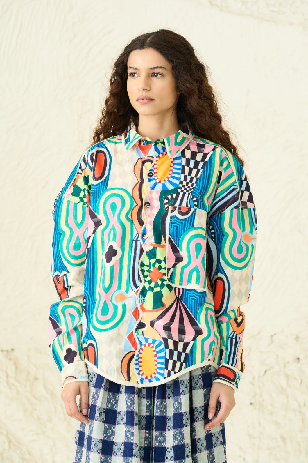 Studio Shirt in Morocco Print