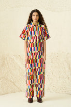 Skater Jumpsuit in Parasol Print