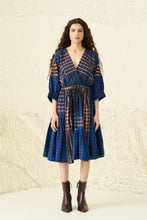 Mosses Dress in Biscotti Chex X Nova Chex
