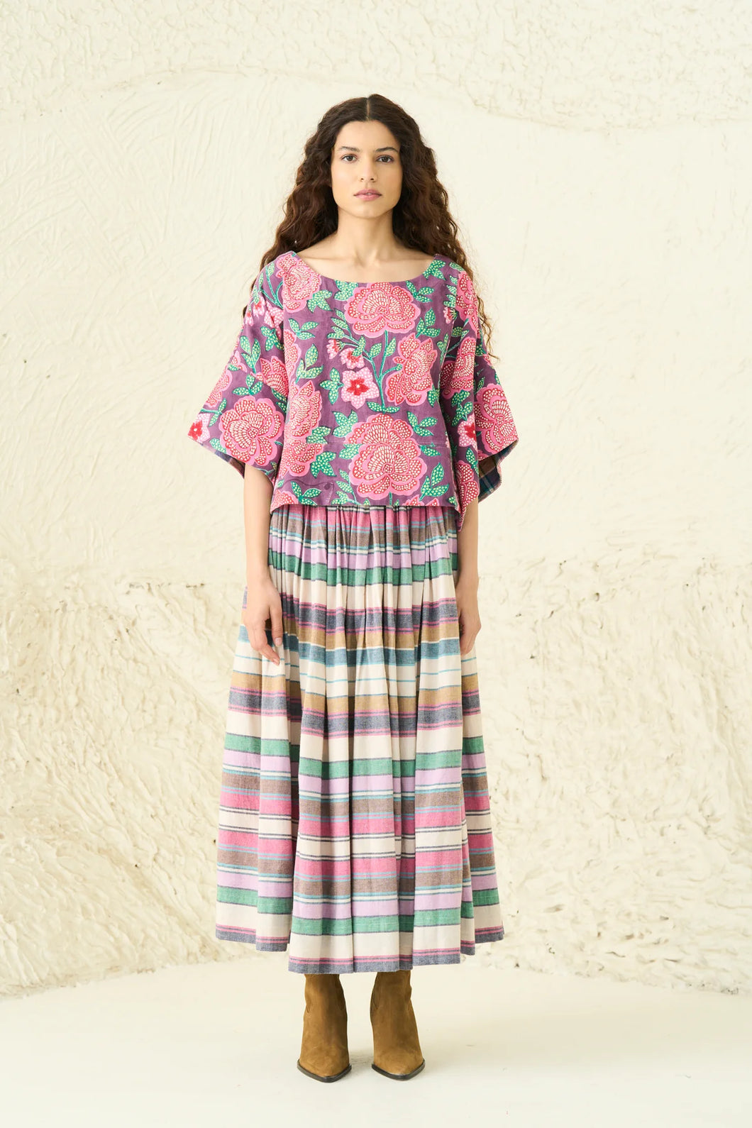 Arlo Skirt in Juno Stripe