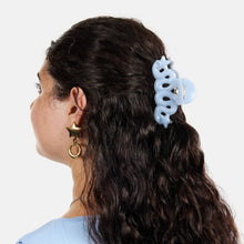 Small Star Loop Claw in Baby Blue