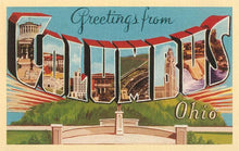 Postcard OH-424 Greetings from Columbus