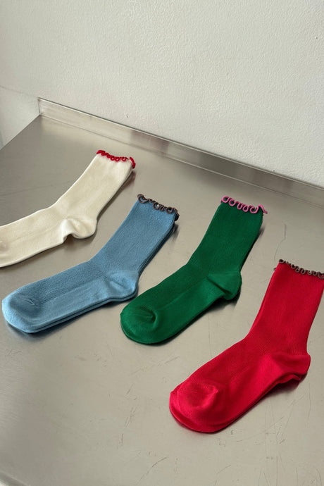 Ruffled Modal Socks (wholesale)