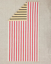 Bath Towel in Stucco Stripe