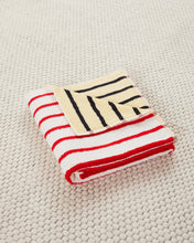 Bath Towel in Stucco Stripe