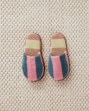 Terry Stripe Slippers in Martine